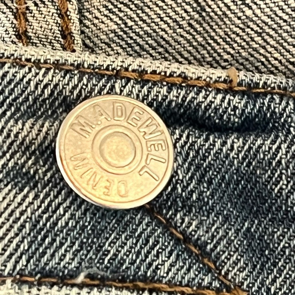 Madewell Mid-Rise Perfect‎ Vintage Jean Distressed Tapered Blue Denim ND511 27 - Picture 12 of 16